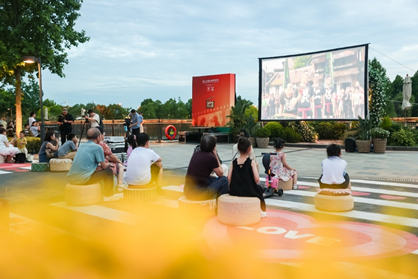 上海國際電影節(jié)露天放映。主辦方供圖