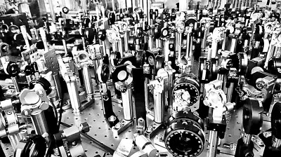 量子計(jì)算原型機(jī)“九章三號”實(shí)驗(yàn)裝置示意圖（部分）。圖片由中國科學(xué)技術(shù)大學(xué)提供