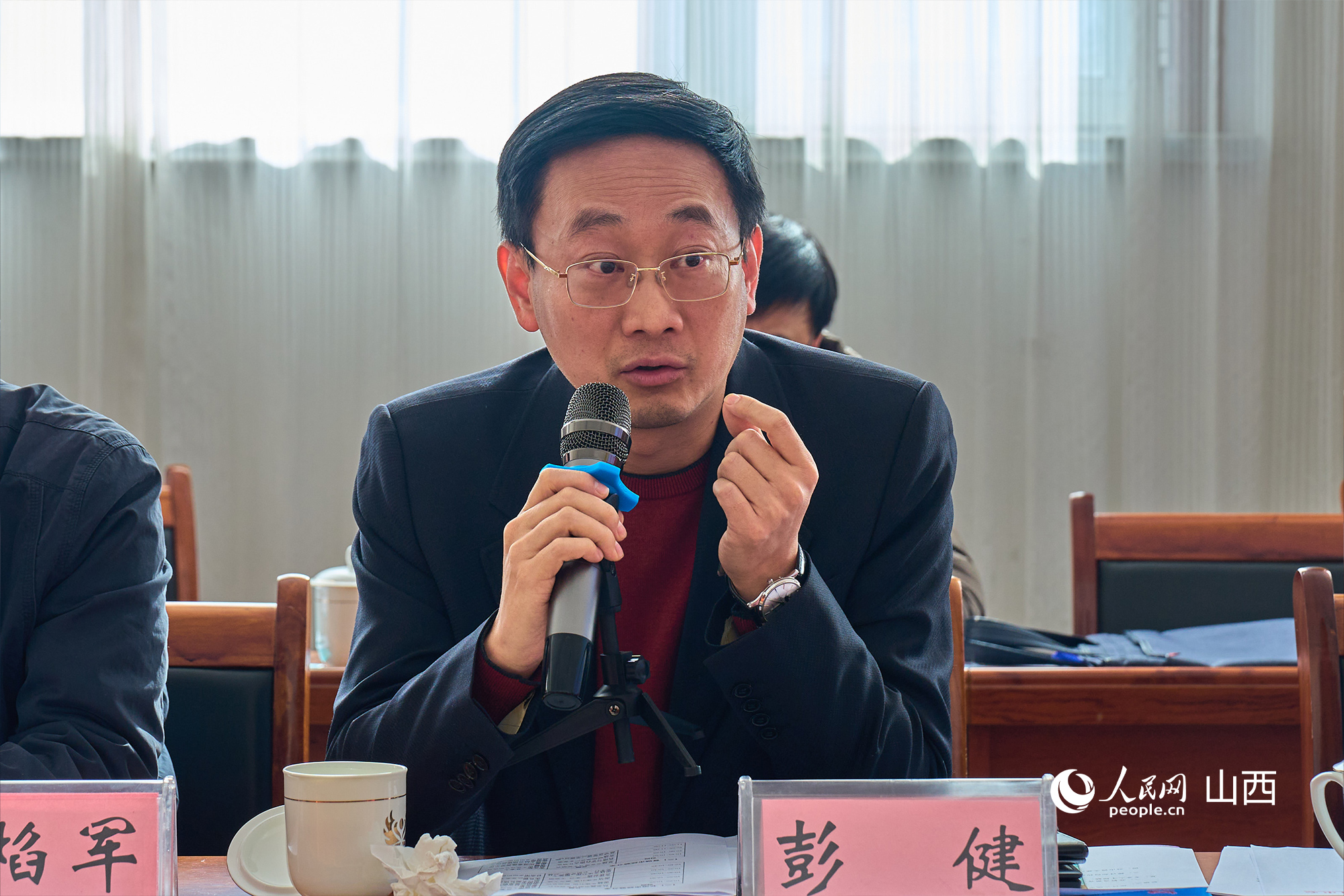 文化和旅游部文化和旅游研究基地（中國傳媒大學(xué)）主任彭健。人民網(wǎng) 張超寧攝